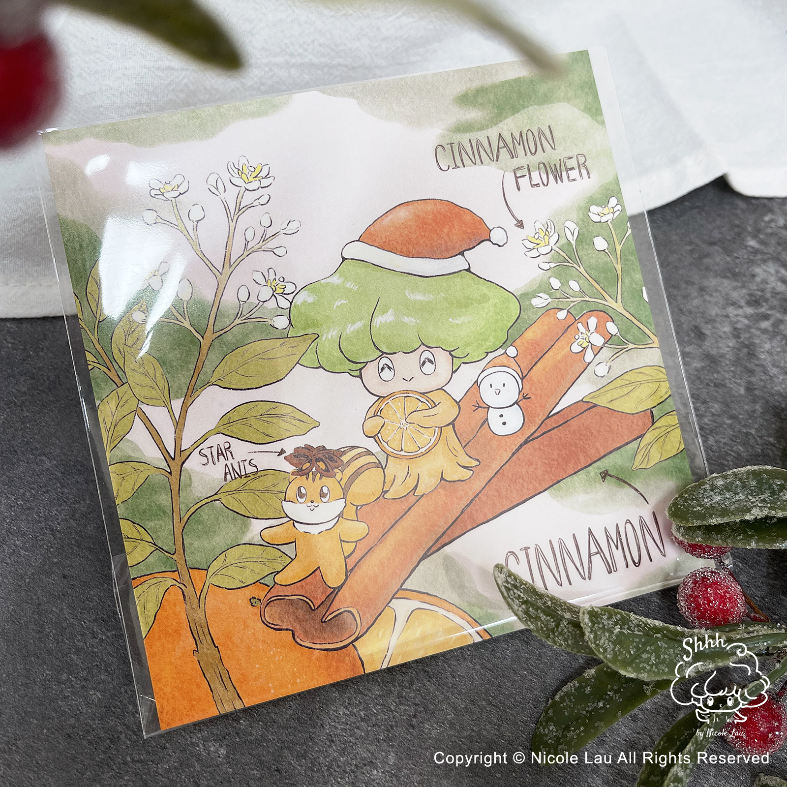 2025年插圖聖誕咭